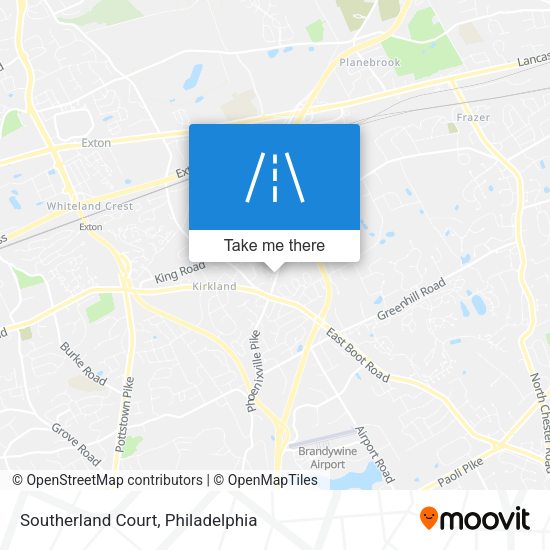 Southerland Court map