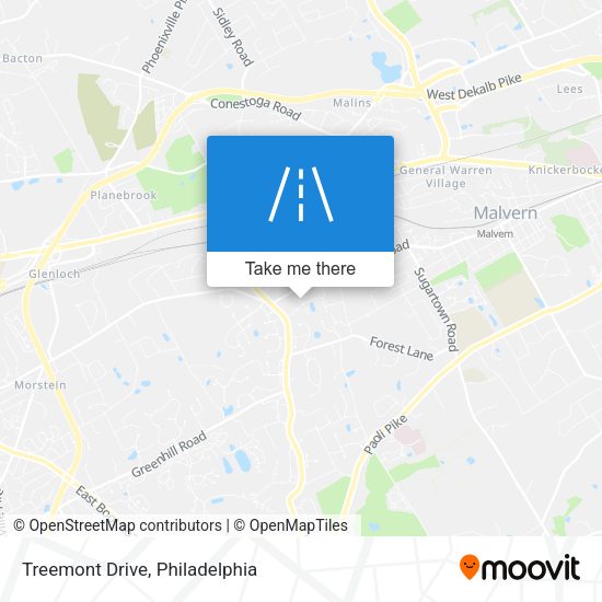 Treemont Drive map