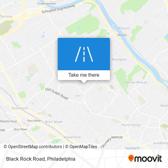Mapa de Black Rock Road