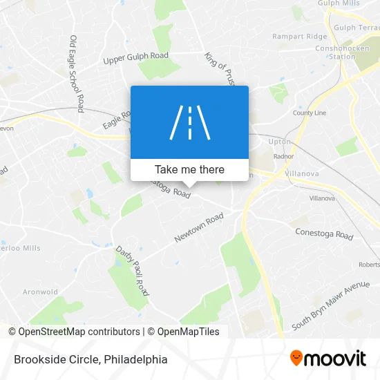 Brookside Circle map