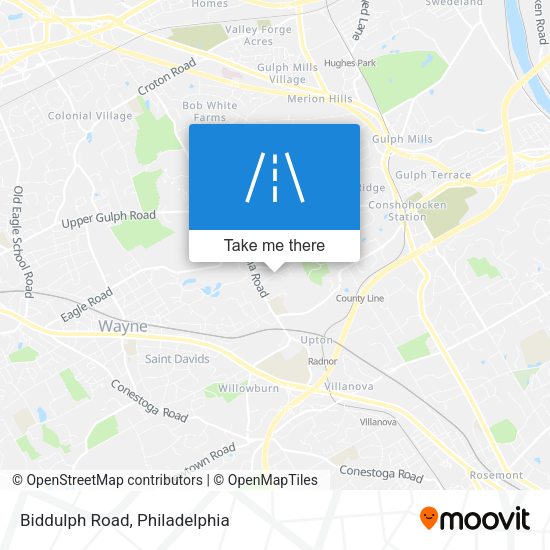 Mapa de Biddulph Road