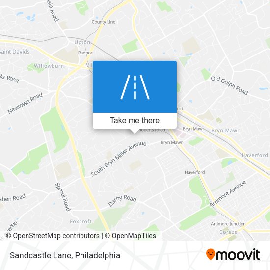 Sandcastle Lane map