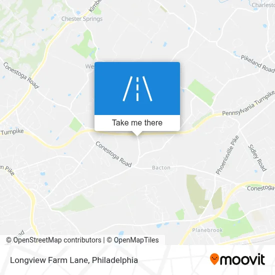 Longview Farm Lane map