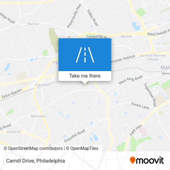 Mapa de Camill Drive