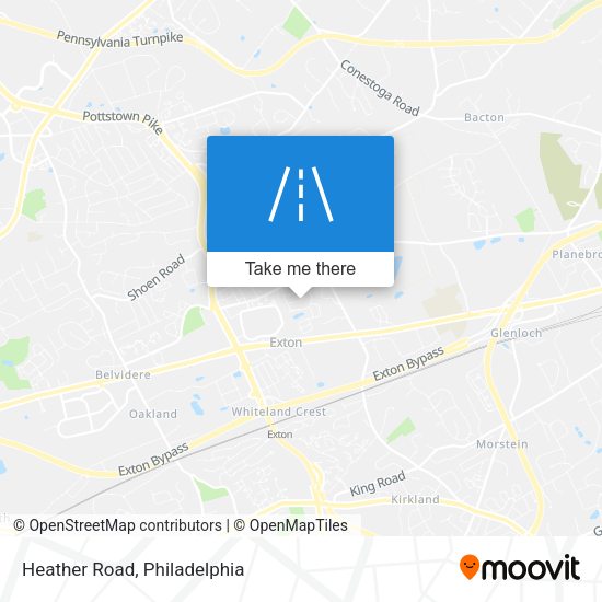 Mapa de Heather Road