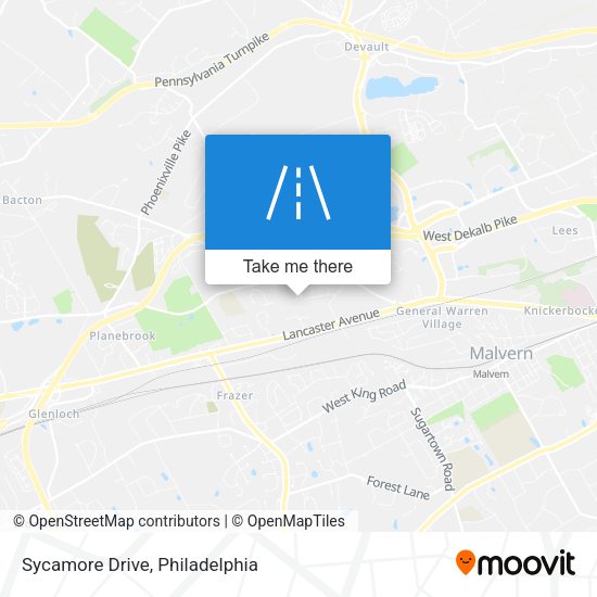 Mapa de Sycamore Drive