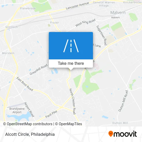 Alcott Circle map