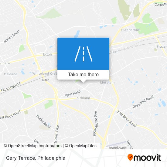 Mapa de Gary Terrace