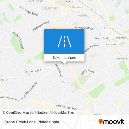 Stone Creek Lane map