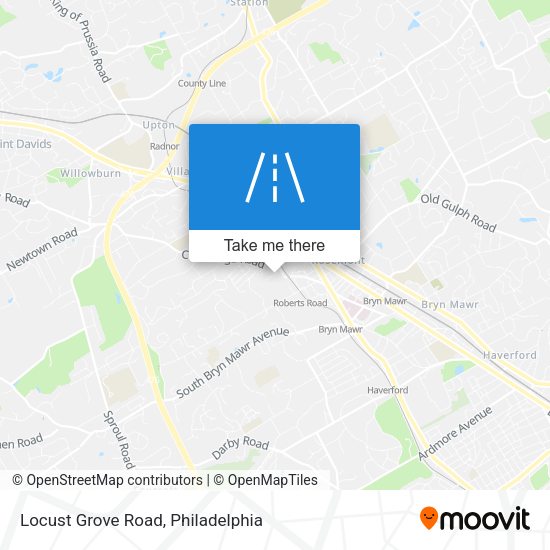 Locust Grove Road map