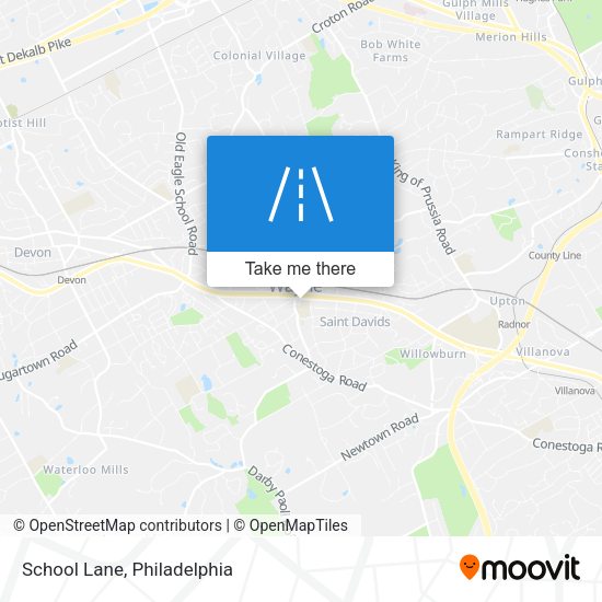 Mapa de School Lane
