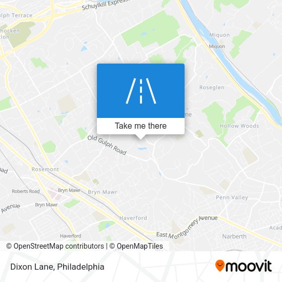 Mapa de Dixon Lane