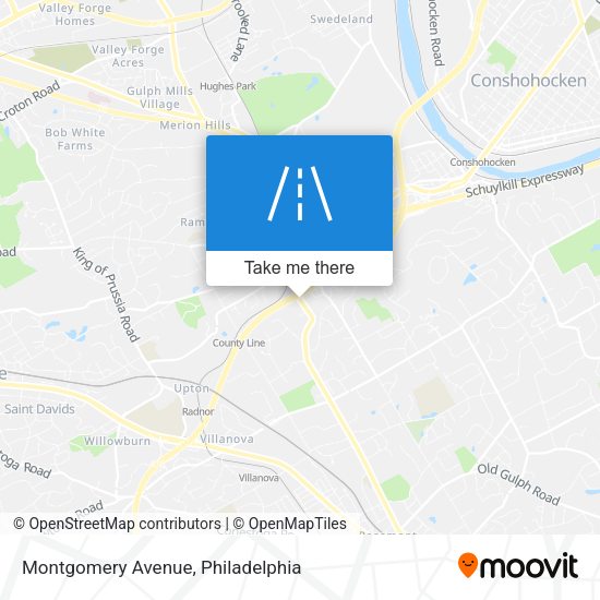 Montgomery Avenue map