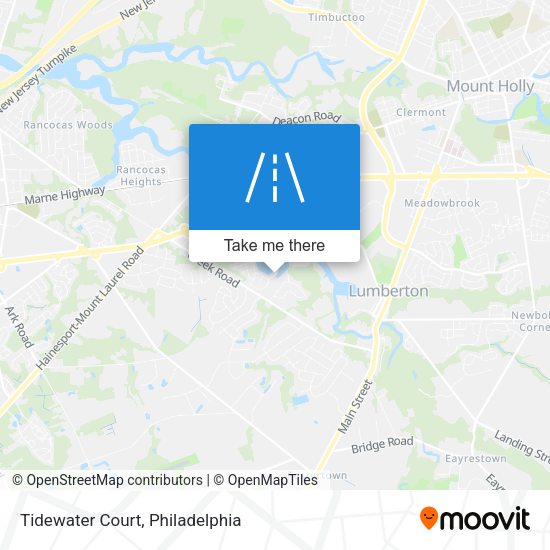 Tidewater Court map