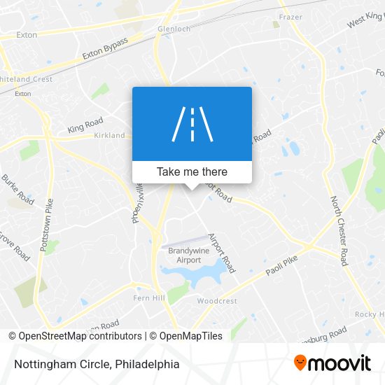 Mapa de Nottingham Circle