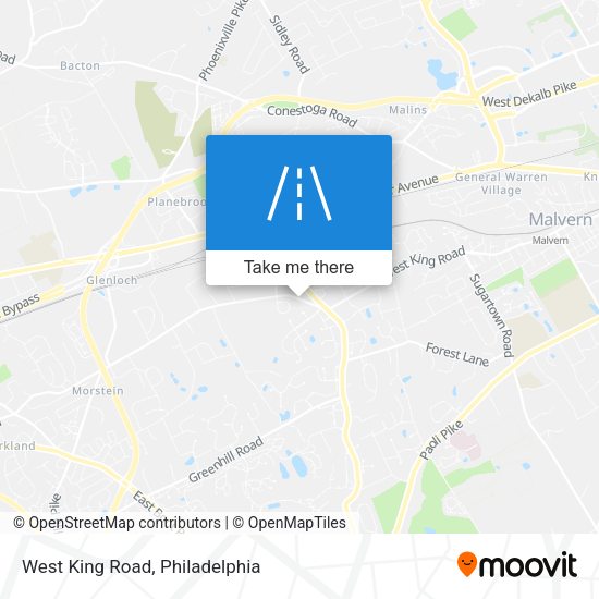 Mapa de West King Road