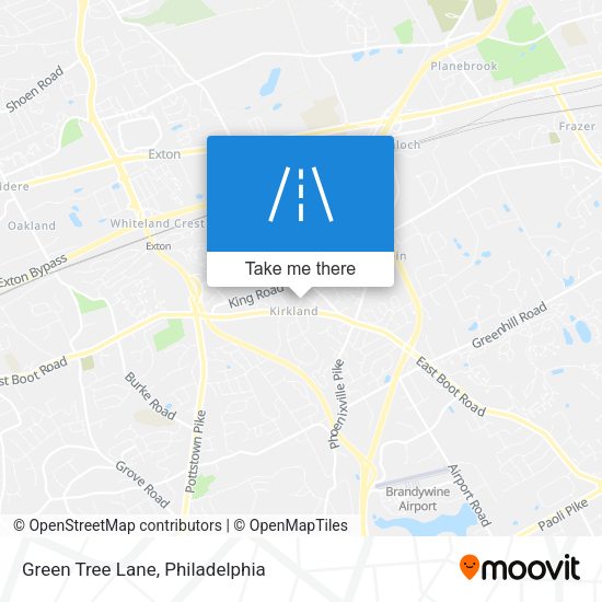 Mapa de Green Tree Lane