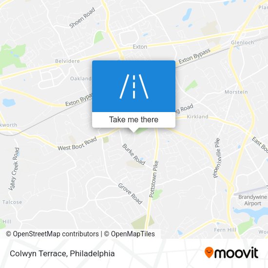 Colwyn Terrace map