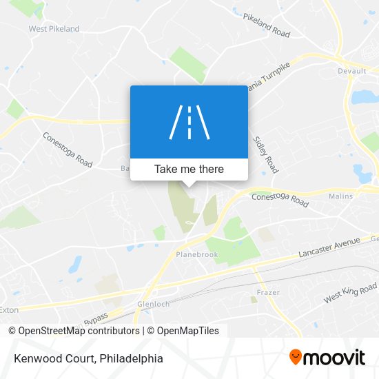 Mapa de Kenwood Court