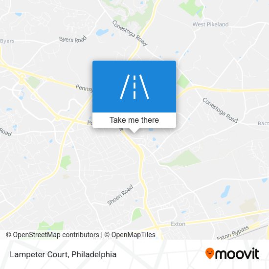 Lampeter Court map
