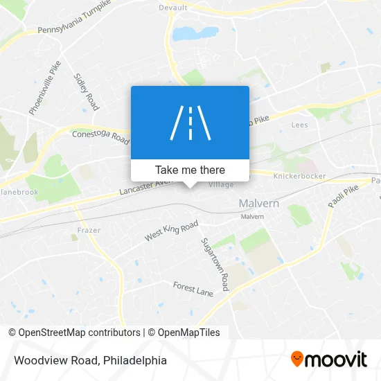 Woodview Road map