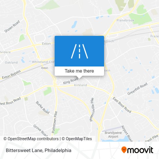 Bittersweet Lane map