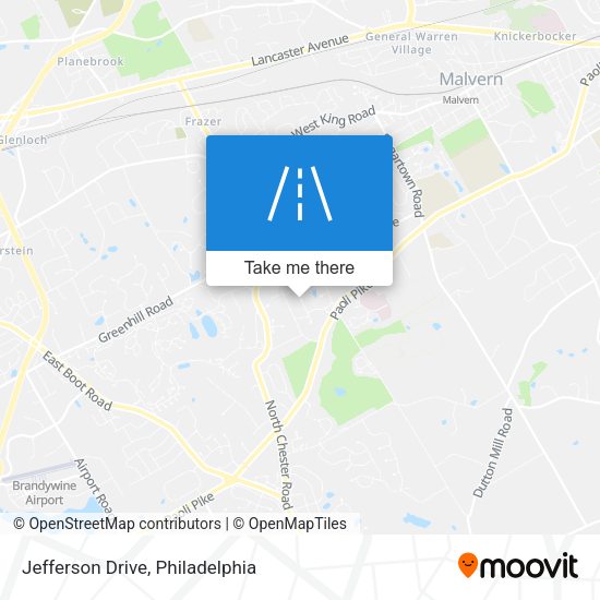Mapa de Jefferson Drive