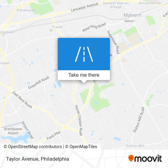 Taylor Avenue map