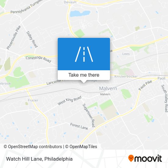Watch Hill Lane map