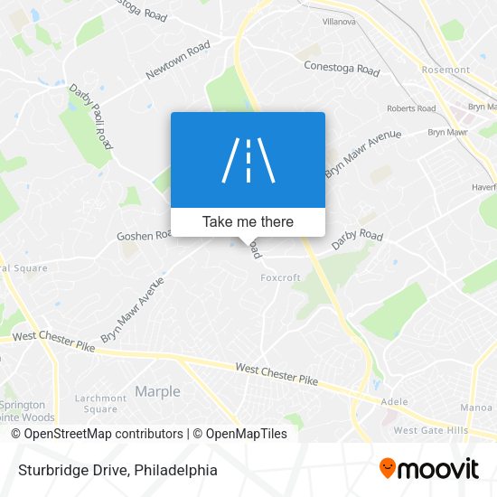 Sturbridge Drive map