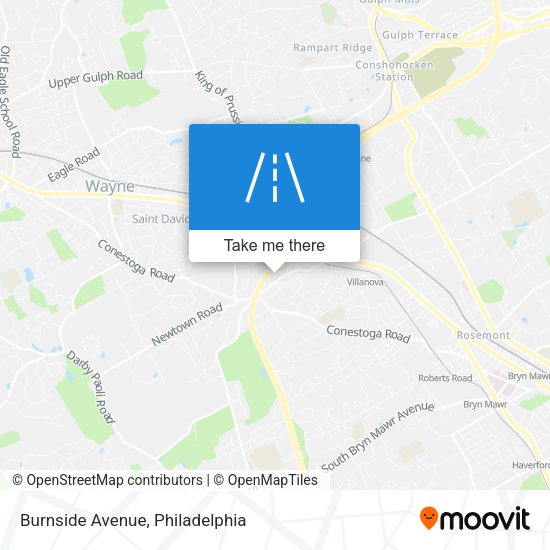 Mapa de Burnside Avenue