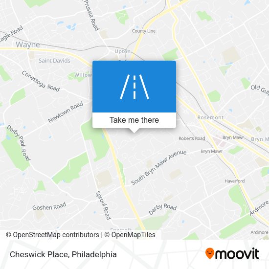 Cheswick Place map