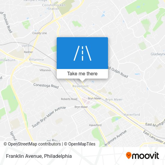 Mapa de Franklin Avenue