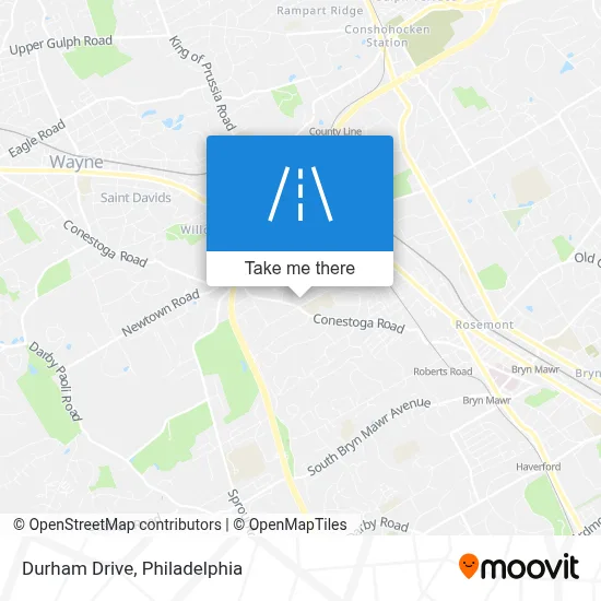 Durham Drive map