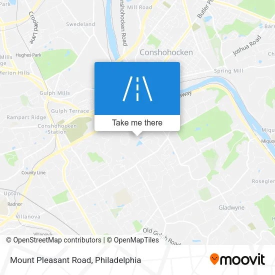 Mount Pleasant Road map