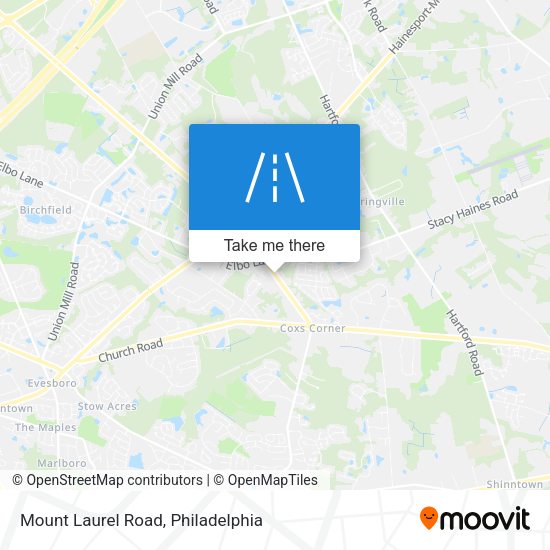 Mapa de Mount Laurel Road