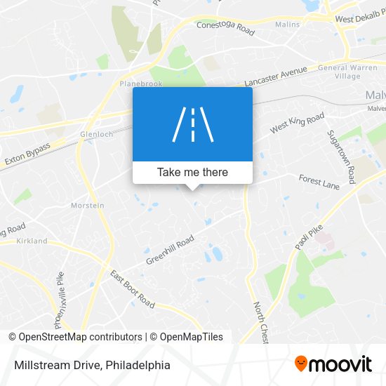 Millstream Drive map
