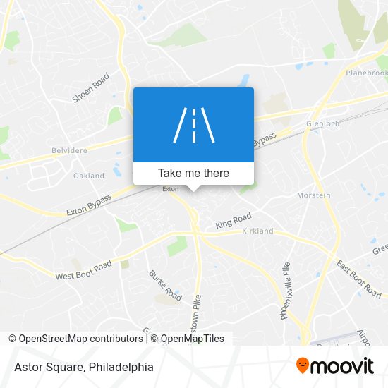 Mapa de Astor Square