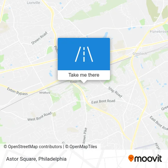 Astor Square map