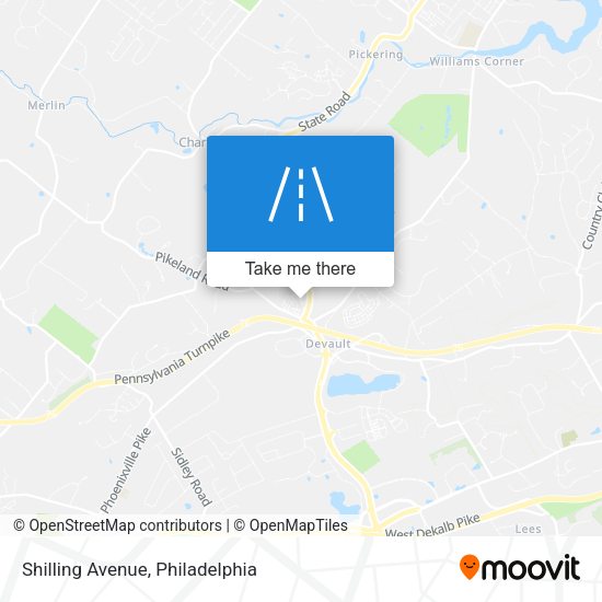 Shilling Avenue map
