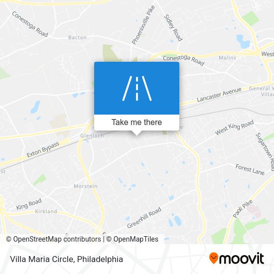 Villa Maria Circle map