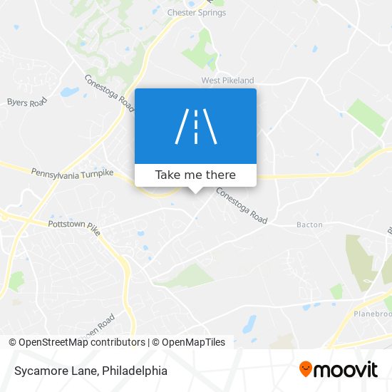 Mapa de Sycamore Lane