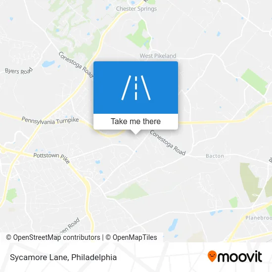 Sycamore Lane map