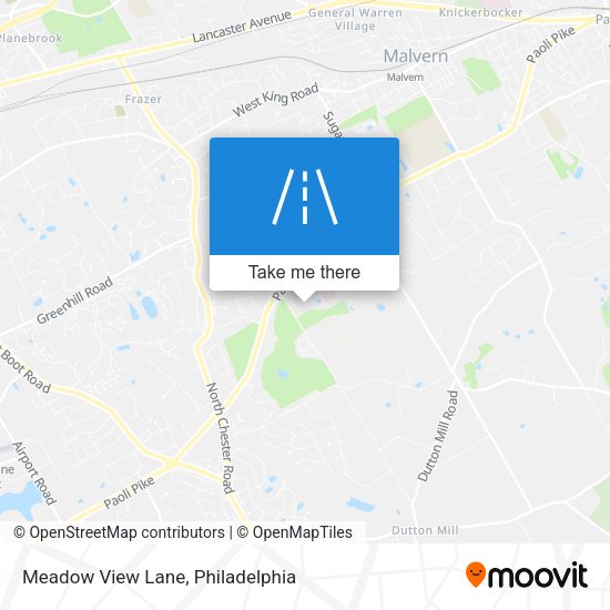 Meadow View Lane map