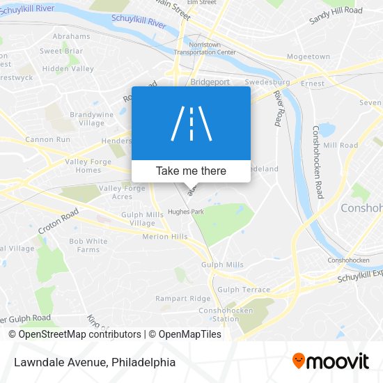 Mapa de Lawndale Avenue