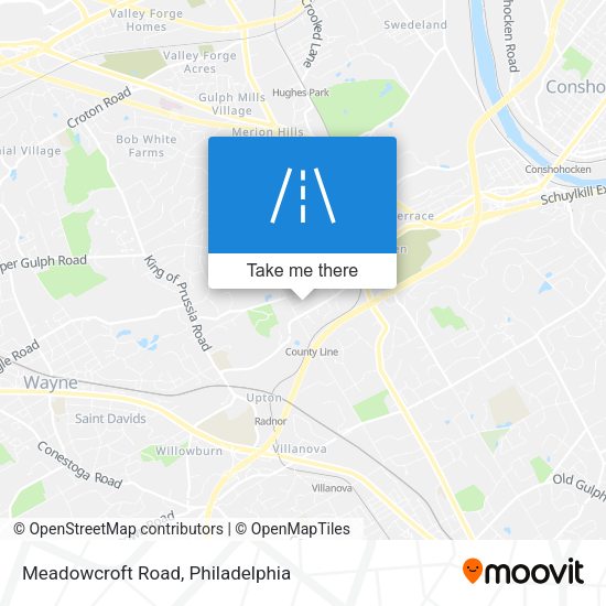 Meadowcroft Road map