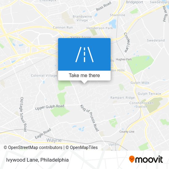 Mapa de Ivywood Lane