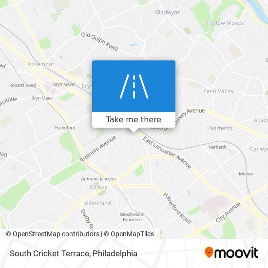 Mapa de South Cricket Terrace