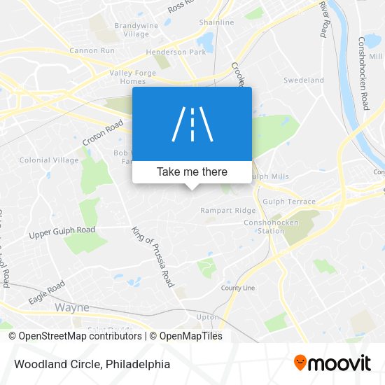 Woodland Circle map