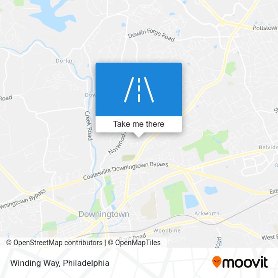 Mapa de Winding Way